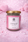 Bougie au parfum de chewing-gum à la fraise